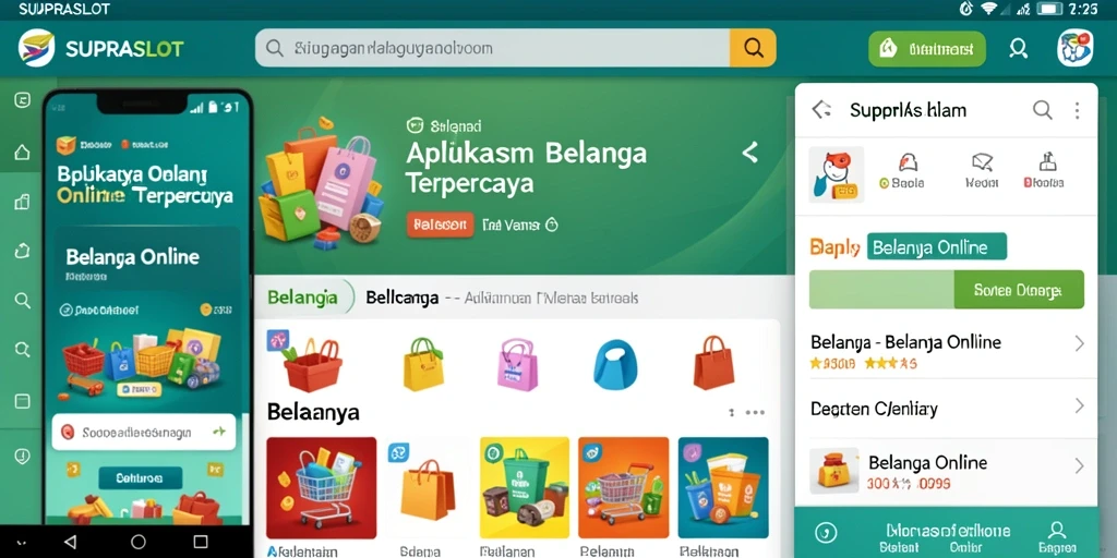 Tampilan antarmuka aplikasi SUPRASLOT yang sederhana dan menarik.